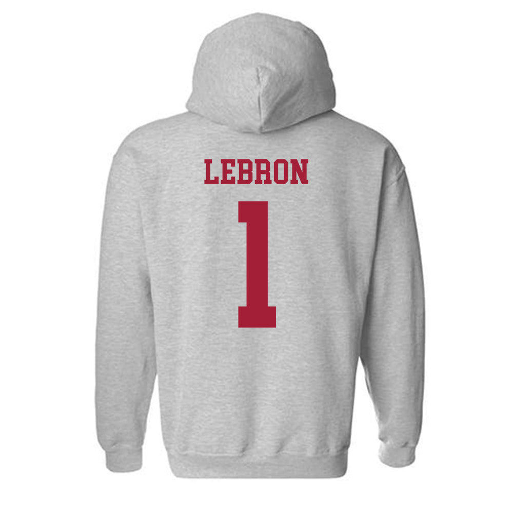 Alabama - NCAA Baseball : Justin Lebron - Hooded Sweatshirt