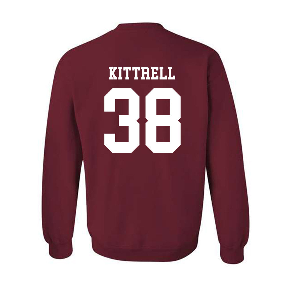 Alabama - NCAA Baseball : Zach Kittrell - Classic Shersey Crewneck Sweatshirt-1