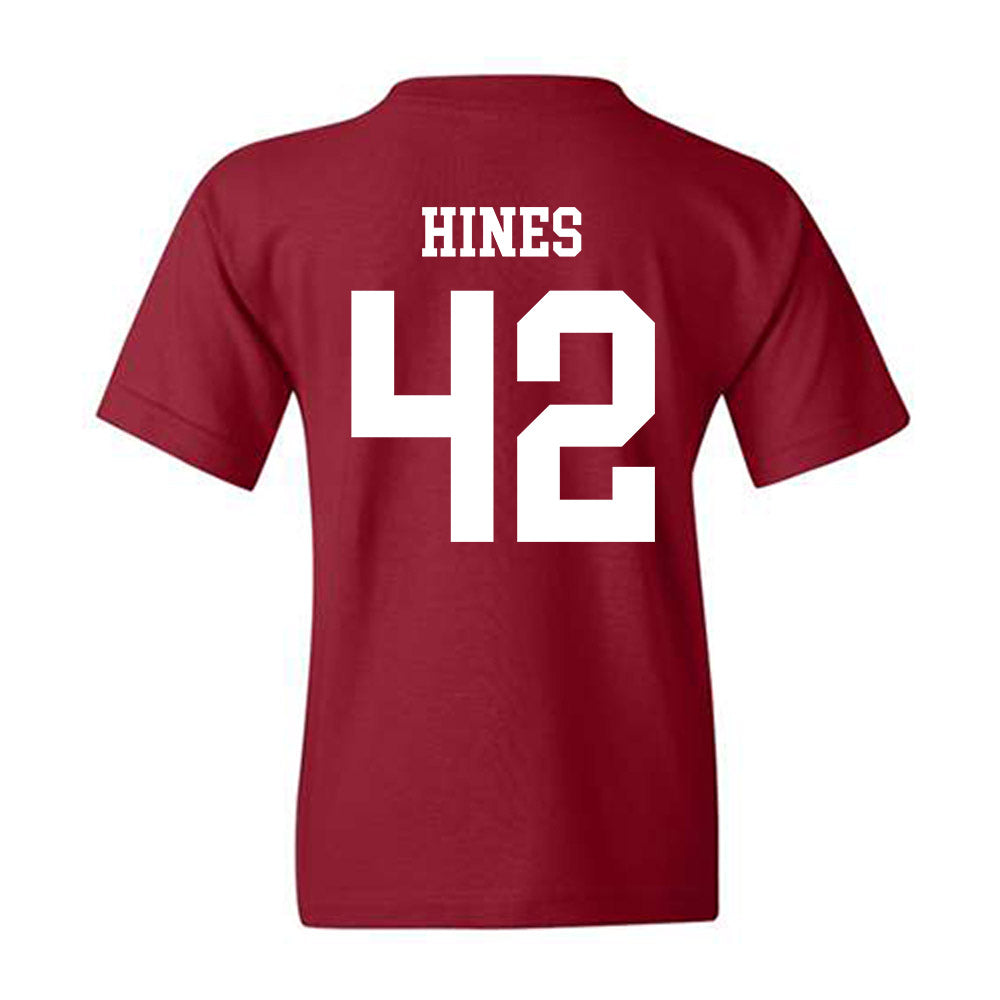 Alabama - NCAA Baseball : Eric Hines - Classic Shersey Youth T-Shirt-1