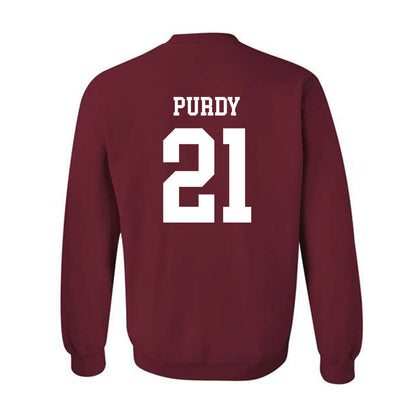 Alabama - NCAA Baseball : Andrew Purdy - Classic Shersey Crewneck Sweatshirt-1