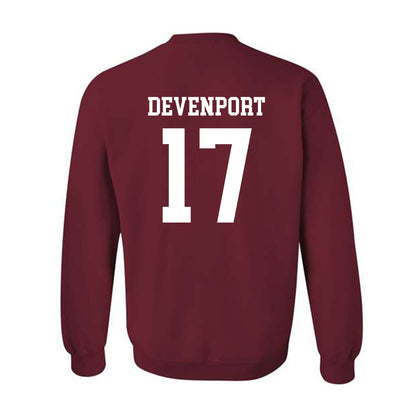 Alabama - NCAA Baseball : Logen Devenport - Classic Shersey Crewneck Sweatshirt-1