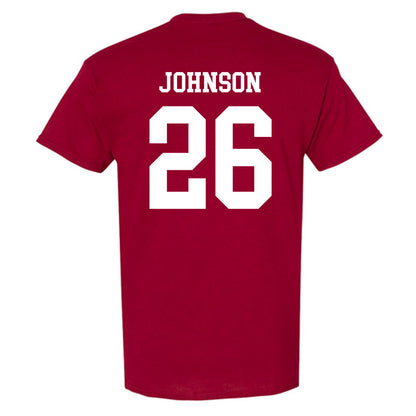 Alabama - NCAA Baseball : Zack Johnson - Classic Shersey T-Shirt-1