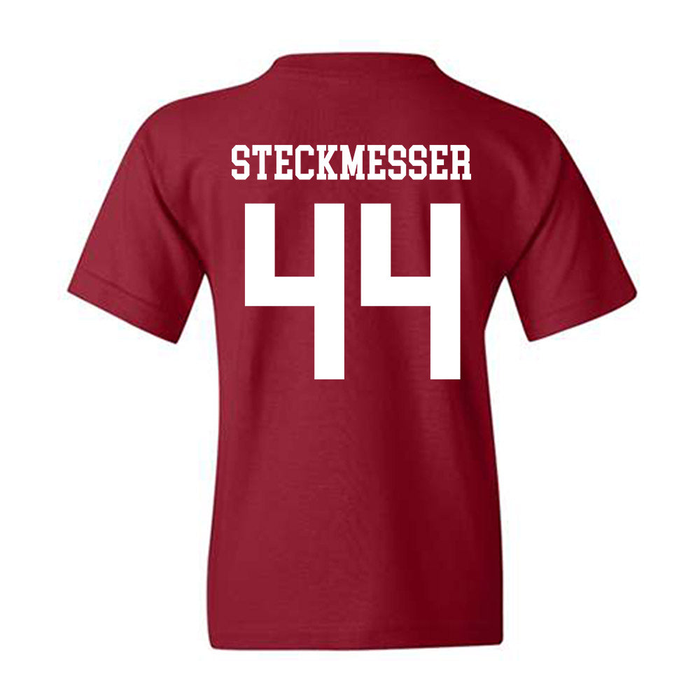 Alabama - NCAA Baseball : Evan Steckmesser - Classic Shersey Youth T-Shirt-1
