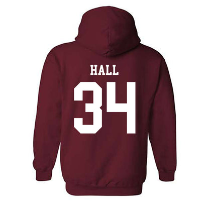 Alabama - NCAA Football : Zay Hall - Classic Shersey Hooded Sweatshirt-1