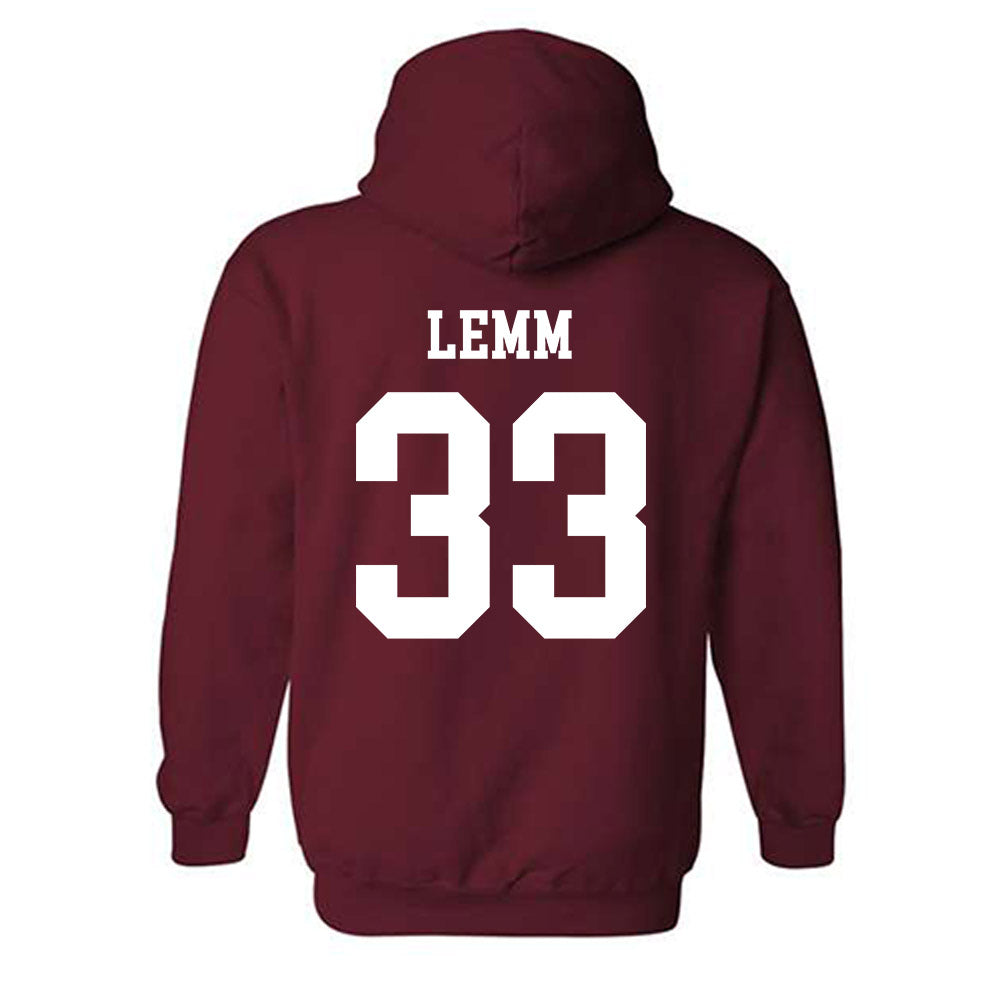Alabama - NCAA Baseball : John Lemm - Classic Shersey Hooded Sweatshirt-1