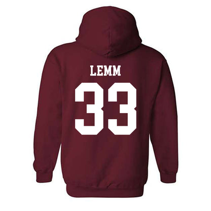 Alabama - NCAA Baseball : John Lemm - Classic Shersey Hooded Sweatshirt-1