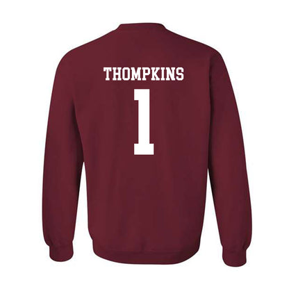 Alabama - NCAA Football : Devan Thompkins - Classic Shersey Crewneck Sweatshirt-1