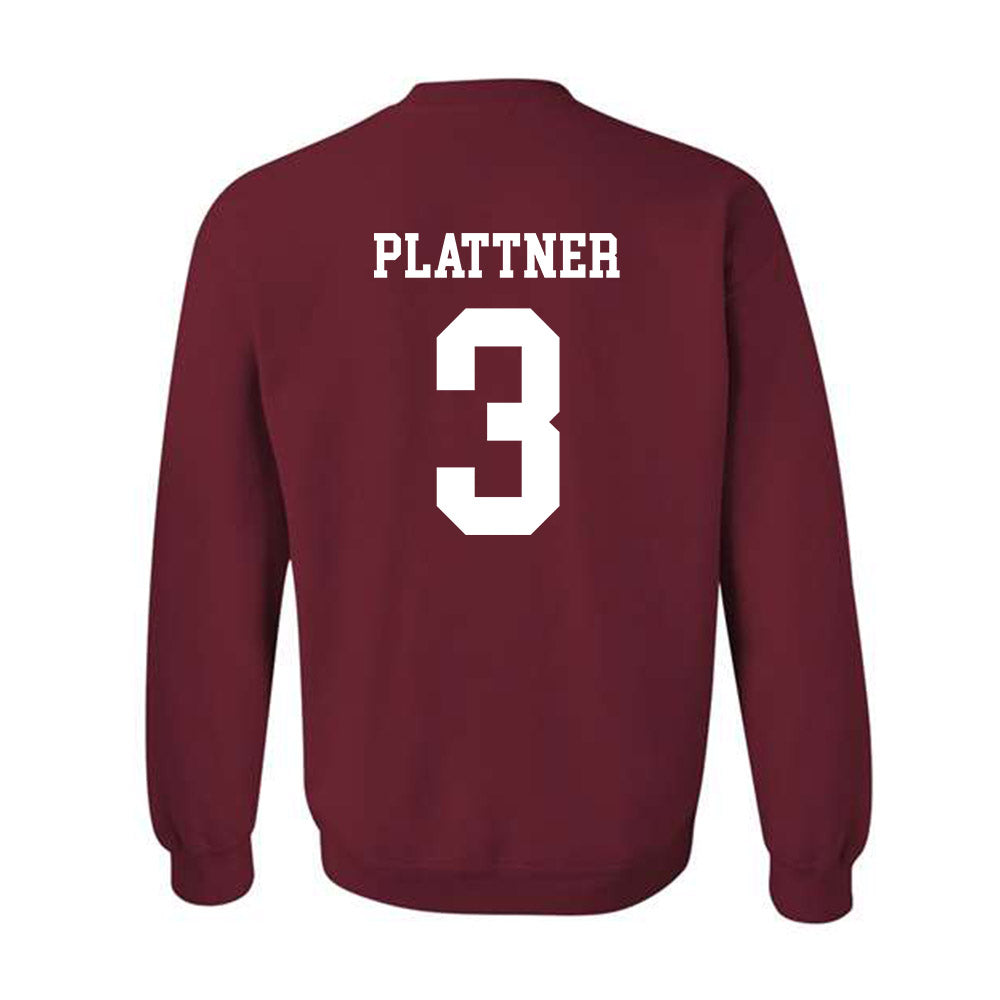 Alabama - NCAA Baseball : Will Plattner - Classic Shersey Crewneck Sweatshirt-1