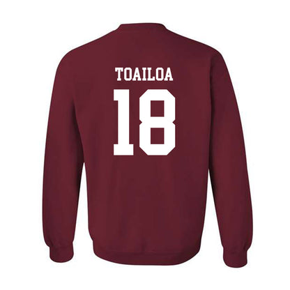 Alabama - NCAA Women's Volleyball : Leilia Toailoa - Classic Shersey Crewneck Sweatshirt-1
