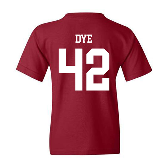 Alabama - Baseball Alumni : Allen Dye - Classic Shersey Youth T-Shirt