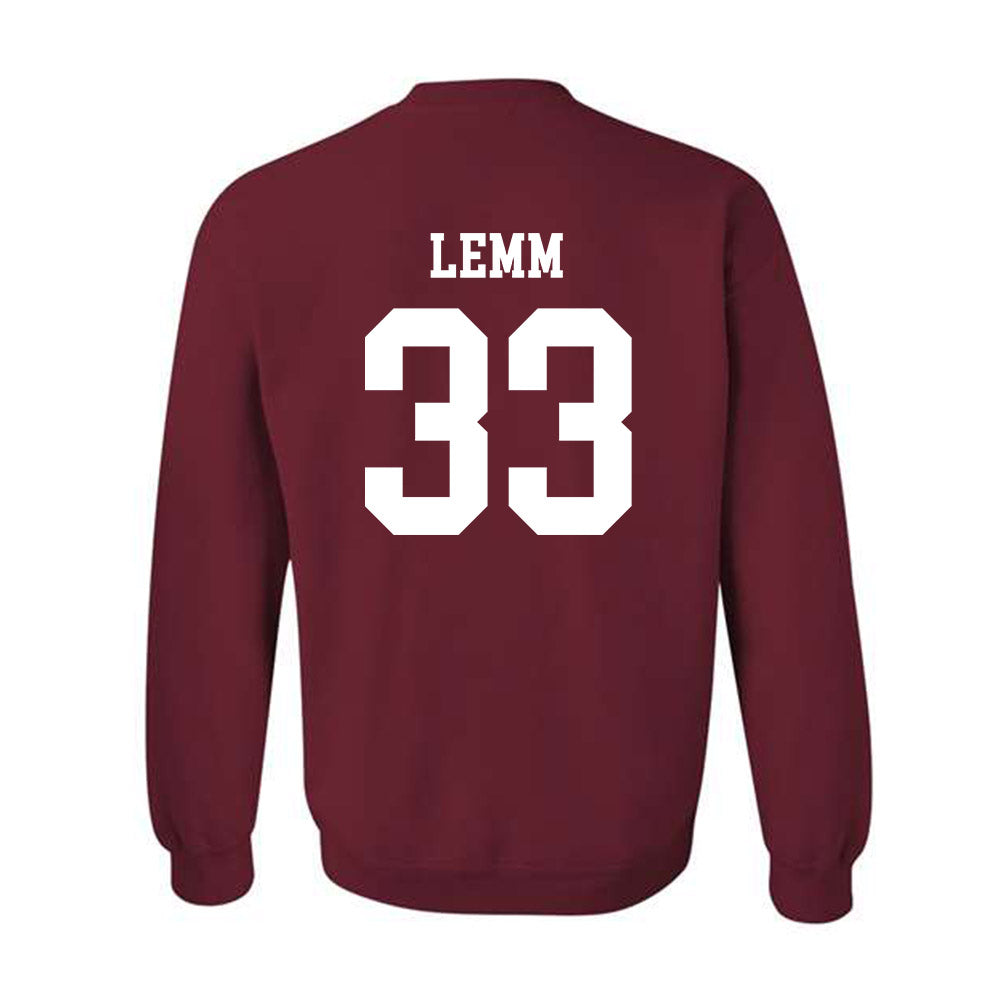 Alabama - NCAA Baseball : John Lemm - Classic Shersey Crewneck Sweatshirt-1