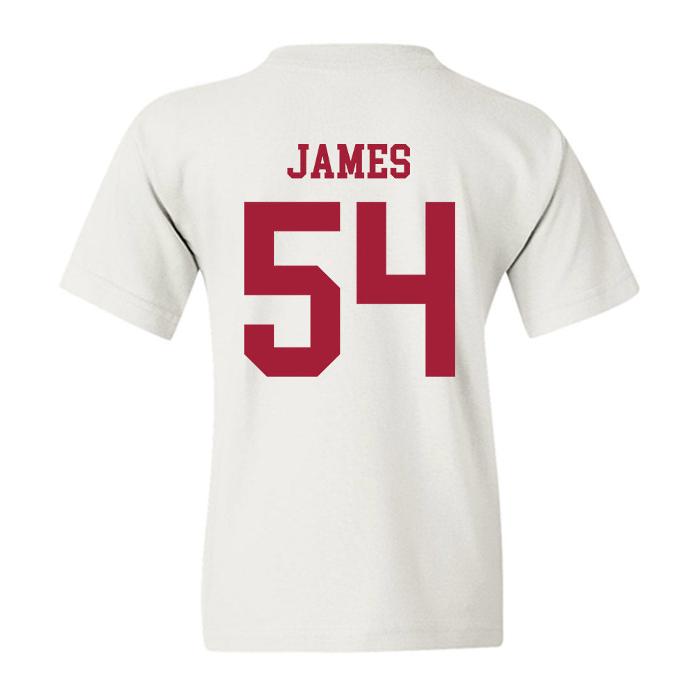 Alabama - NCAA Football : Jayvin James - Roll Tide Youth T-Shirt-2
