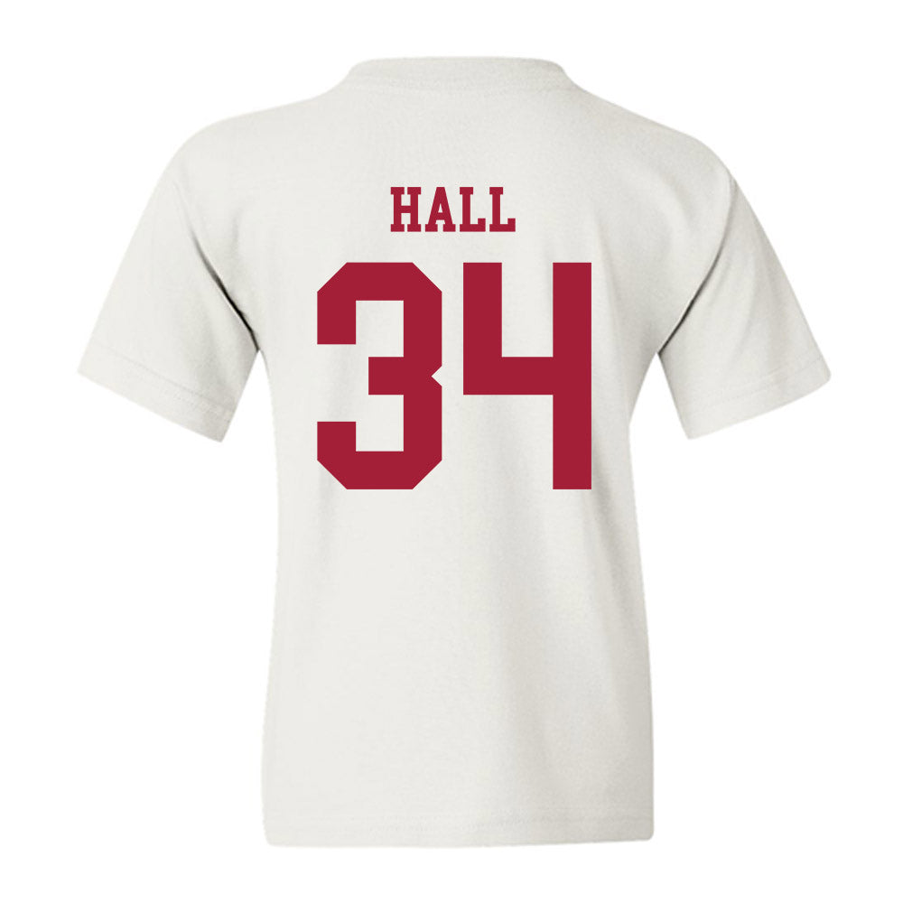 Alabama - NCAA Football : Zay Hall - Roll Tide Youth T-Shirt-2