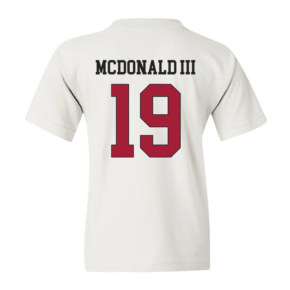 Alabama - NCAA Football : Chuck McDonald III - Youth T-Shirt-1