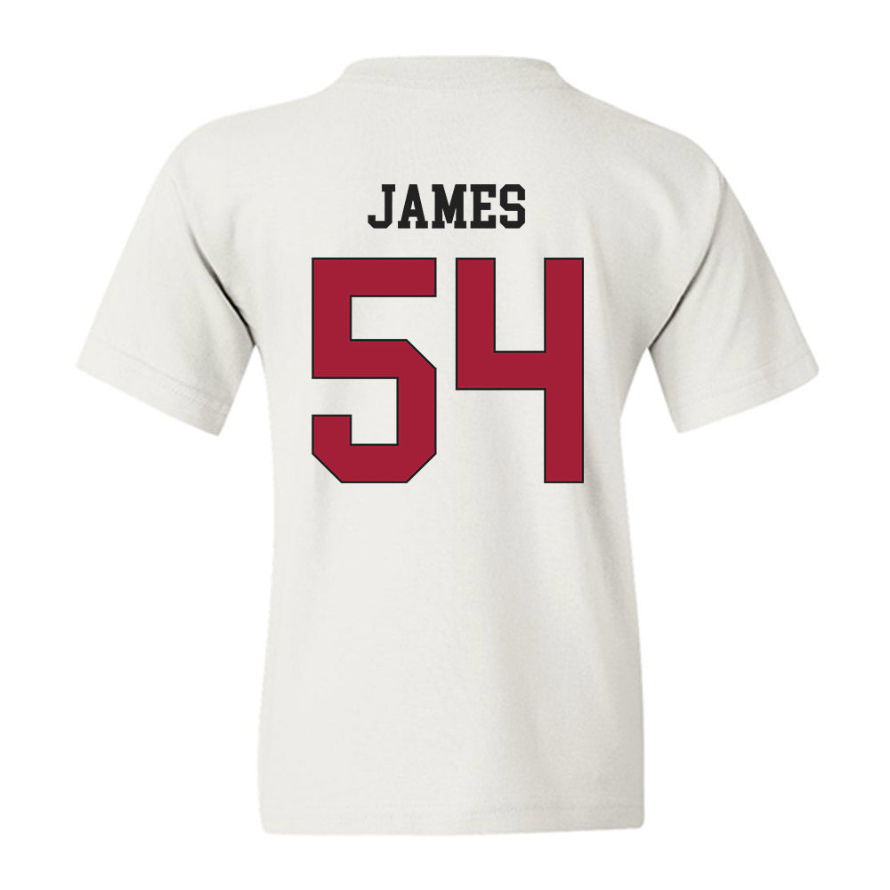Alabama - NCAA Football : Jayvin James - Youth T-Shirt-1