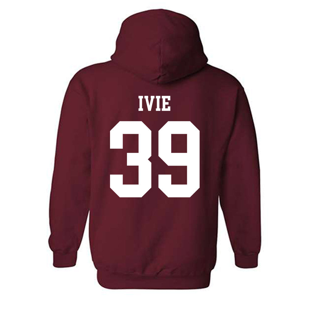 Alabama - NCAA Football : Jake Ivie - Classic Shersey Hooded Sweatshirt-1
