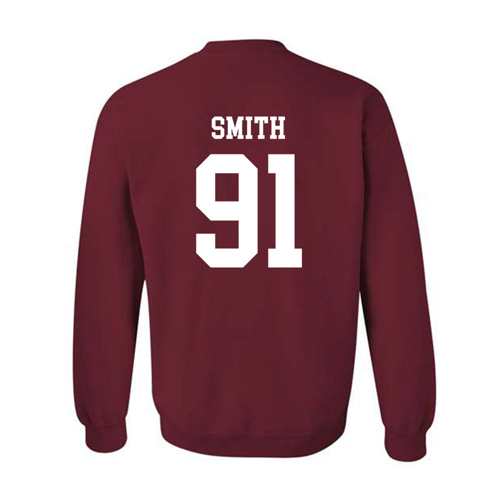 Alabama - NCAA Football : Caleb Smith - Classic Shersey Crewneck Sweatshirt-1