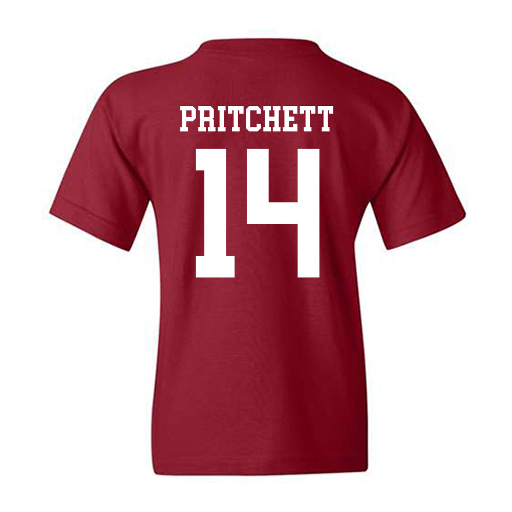 Alabama - NCAA Football : Marshall Pritchett - Classic Shersey Youth T-Shirt-1