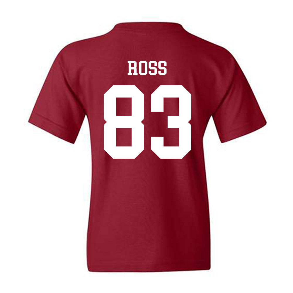 Alabama - NCAA Football : Warner Ross - Classic Shersey Youth T-Shirt-1