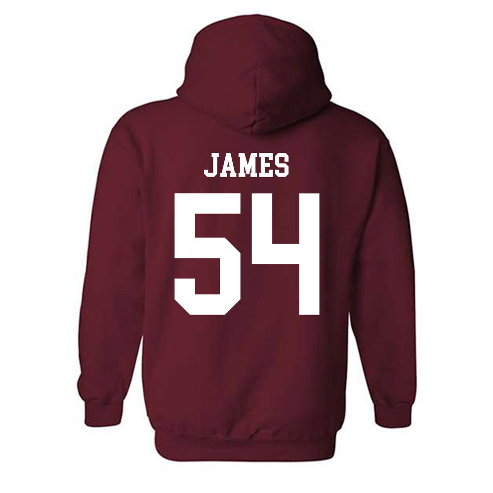 Alabama - NCAA Football : Jayvin James - Classic Shersey Hooded Sweatshirt-1