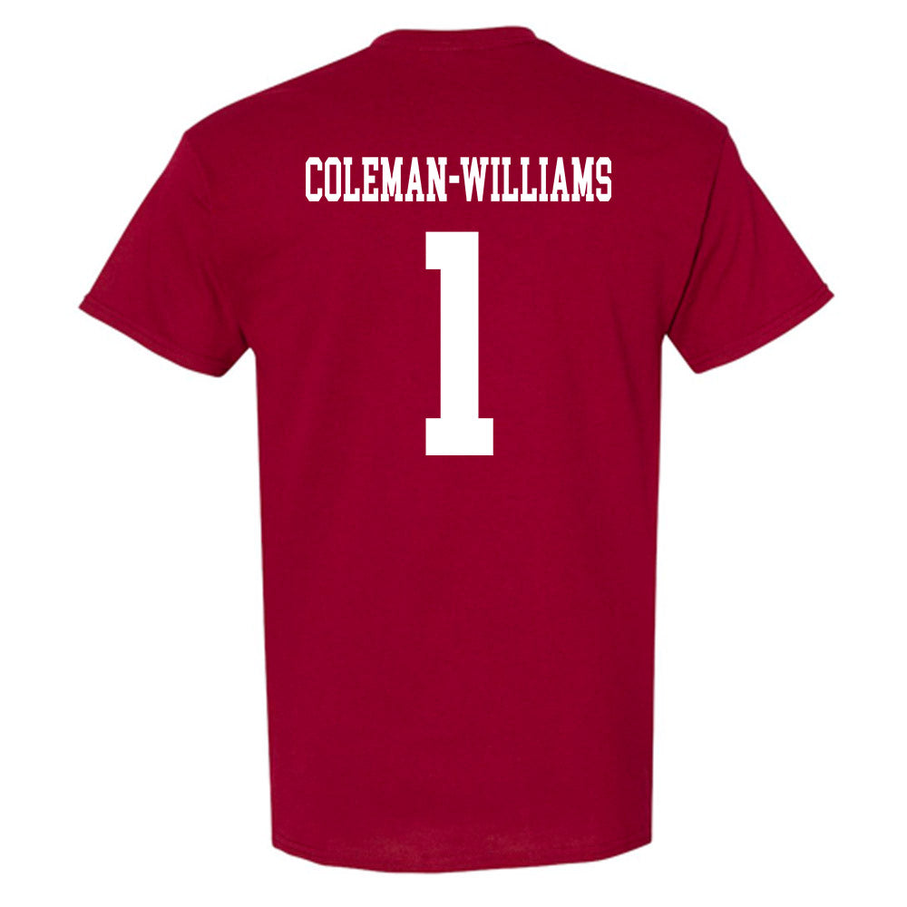 Alabama - NCAA Football : Ryan Coleman-Williams - Classic Shersey T-Shirt-1