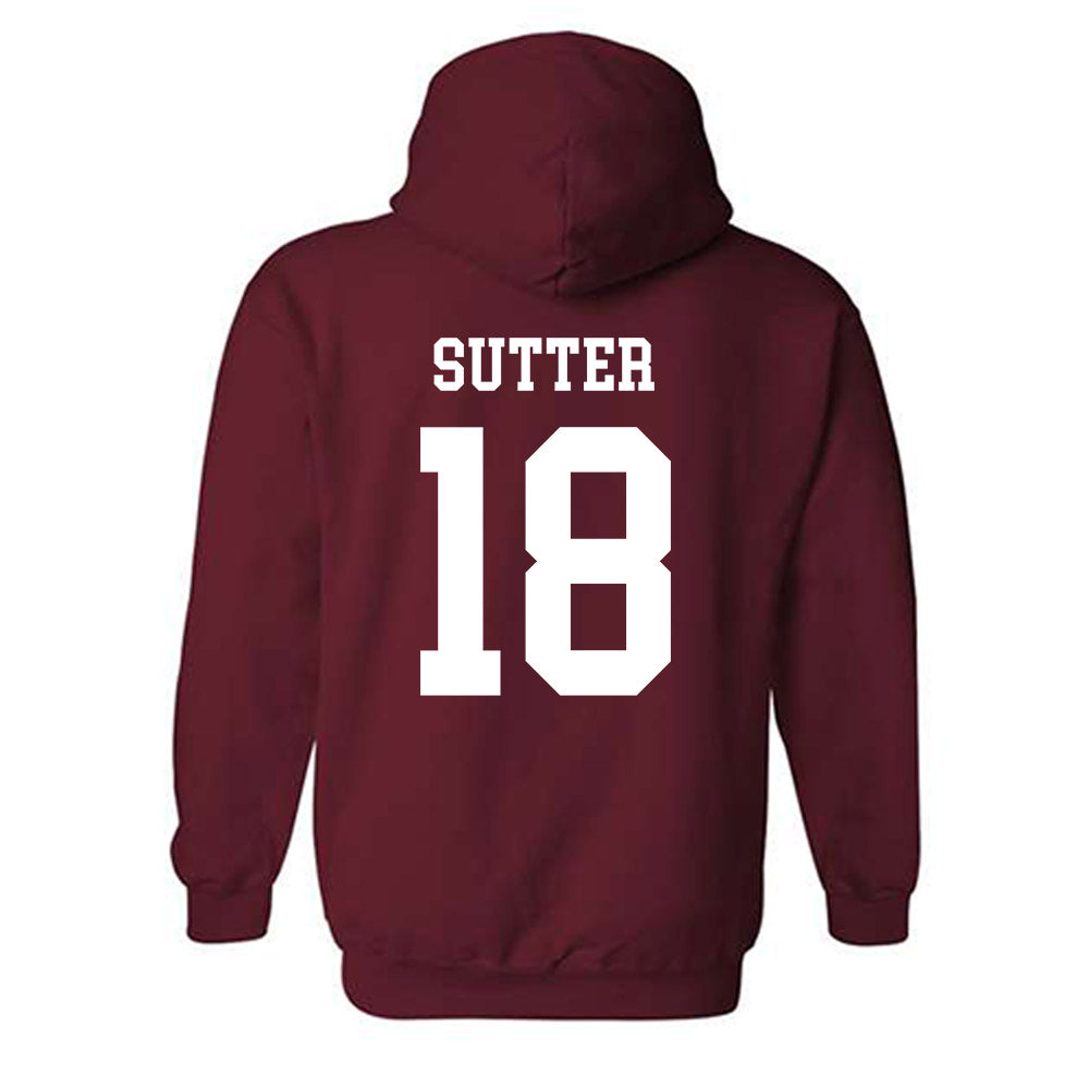 Alabama - NCAA Football : Mack Sutter - Classic Shersey Hooded Sweatshirt-1