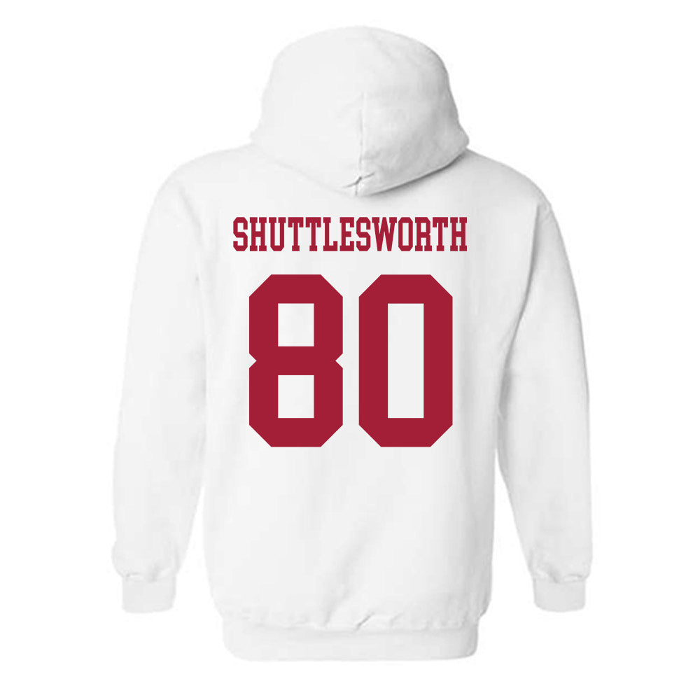 Alabama - NCAA Football : Jaxon Shuttlesworth - Vintage Shersey Hooded Sweatshirt-1
