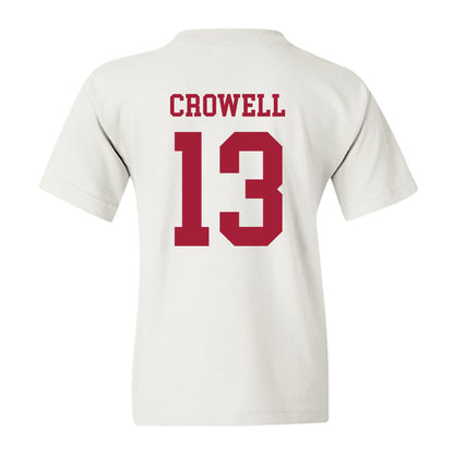Alabama - NCAA Football : EJ Crowell - Vintage Shersey Youth T-Shirt-1