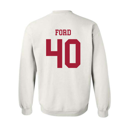 Alabama - NCAA Football : Josh Ford - Vintage Shersey Crewneck Sweatshirt-1