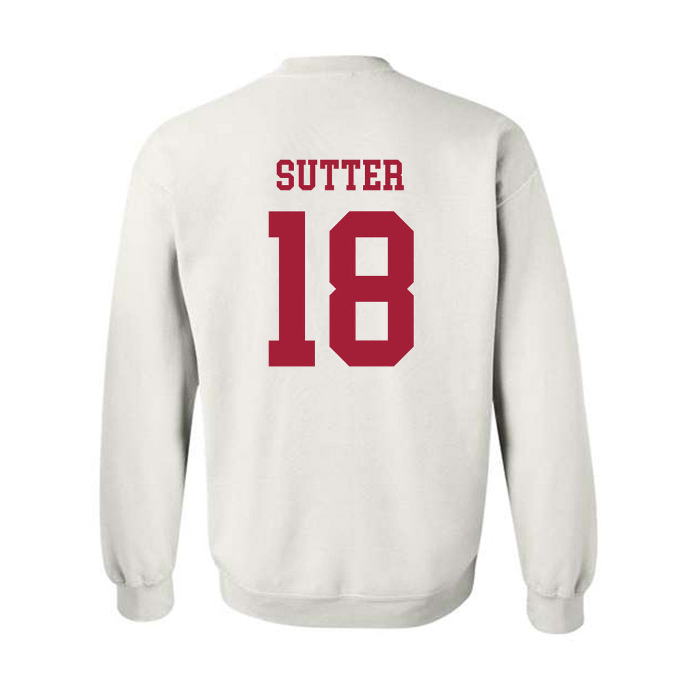 Alabama - NCAA Football : Mack Sutter - Vintage Shersey Crewneck Sweatshirt-1