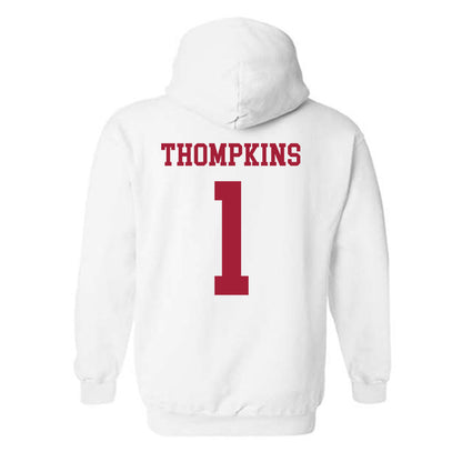 Alabama - NCAA Football : Devan Thompkins - Vintage Shersey Hooded Sweatshirt-1