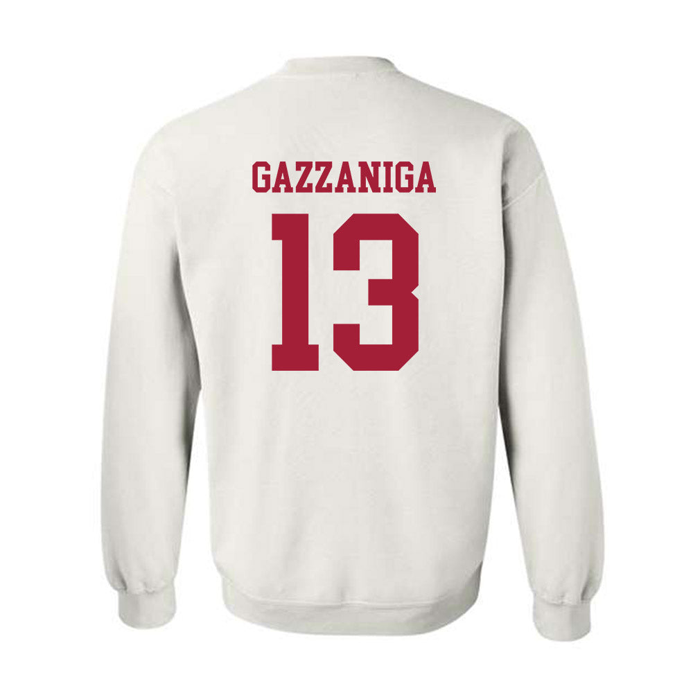 Alabama - NCAA Football : John Gazzaniga - Vintage Shersey Crewneck Sweatshirt-1