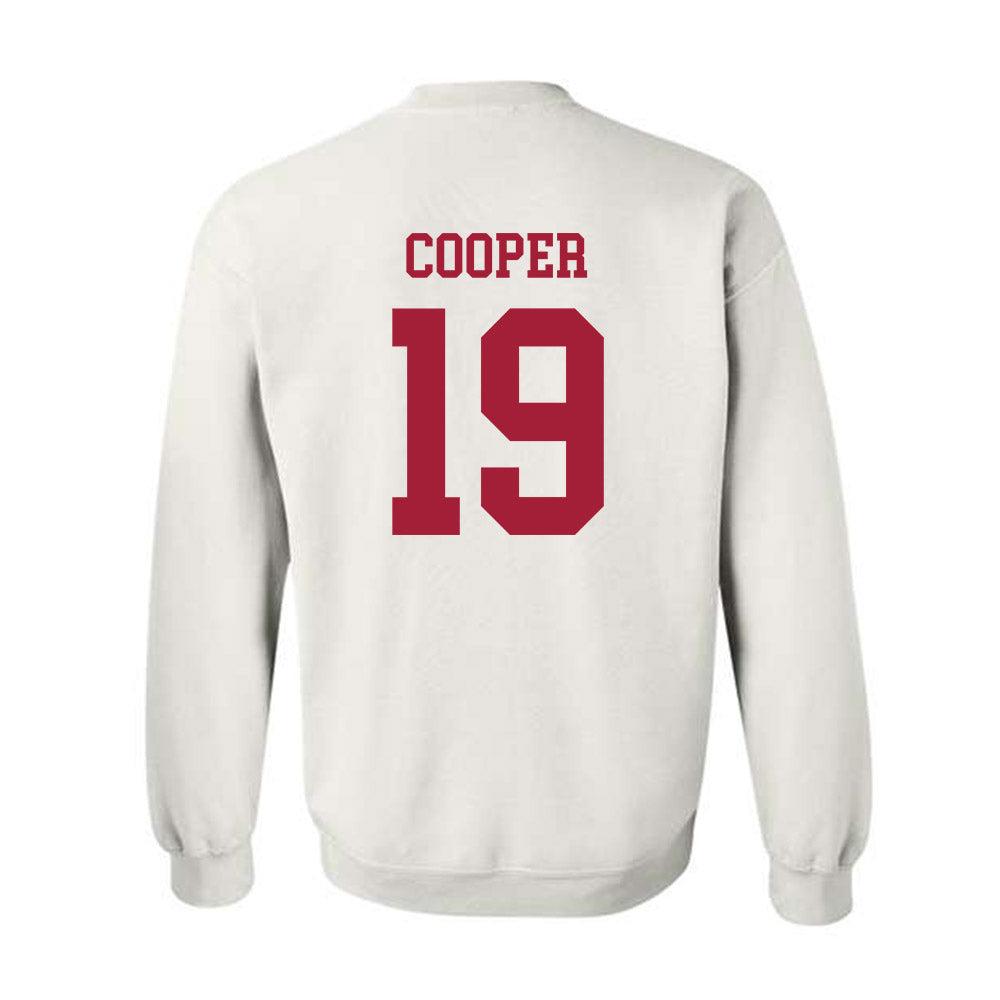 Alabama - NCAA Football : John Cooper - Vintage Shersey Crewneck Sweatshirt-1