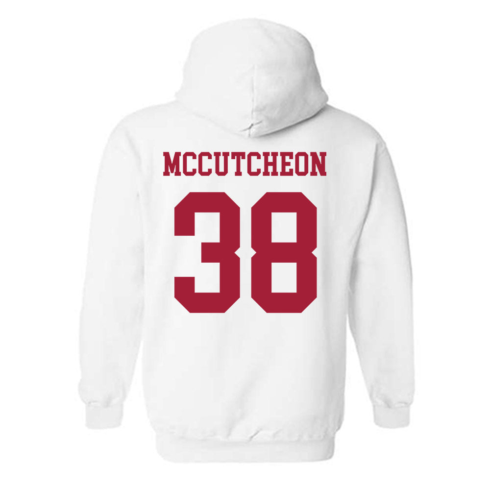 Alabama - NCAA Football : Brody Mccutcheon - Vintage Shersey Hooded Sweatshirt-1