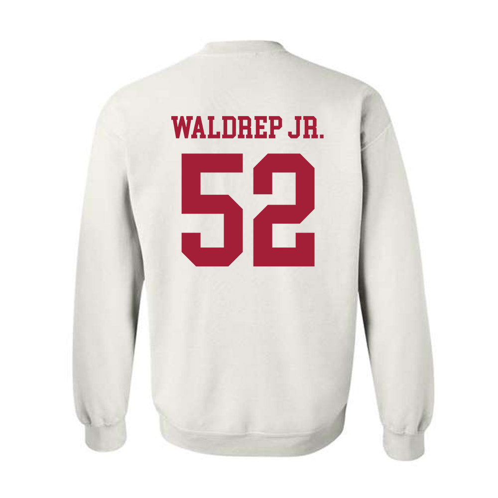 Alabama - NCAA Football : Mal Waldrep Jr. - Vintage Shersey Crewneck Sweatshirt-1