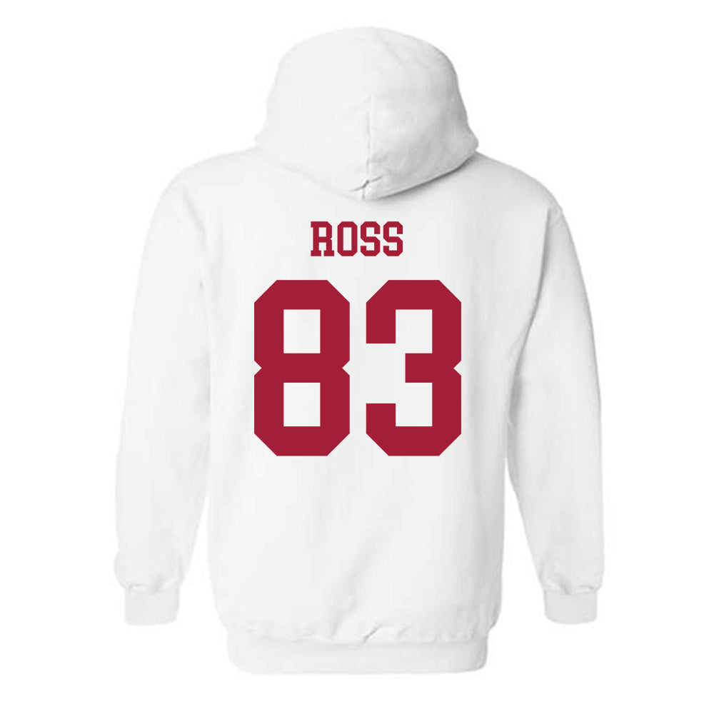 Alabama - NCAA Football : Warner Ross - Vintage Shersey Hooded Sweatshirt-1