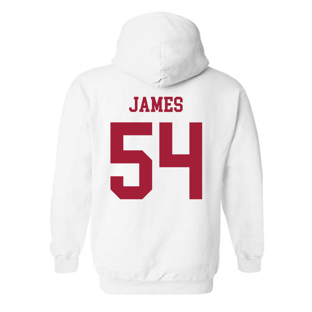 Alabama - NCAA Football : Jayvin James - Vintage Shersey Hooded Sweatshirt-1