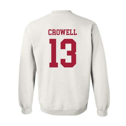 Alabama - NCAA Football : EJ Crowell - Vintage Shersey Crewneck Sweatshirt-1