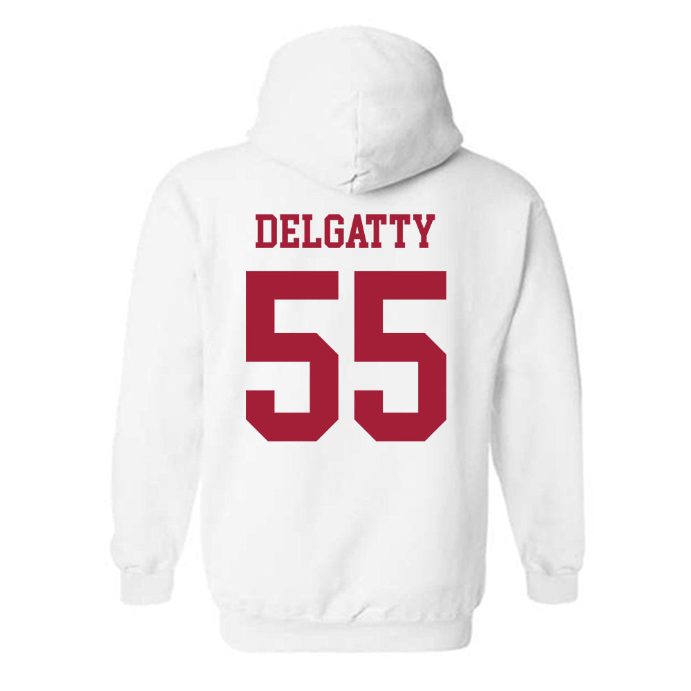 Alabama - NCAA Football : Racin Delgatty - Vintage Shersey Hooded Sweatshirt-1