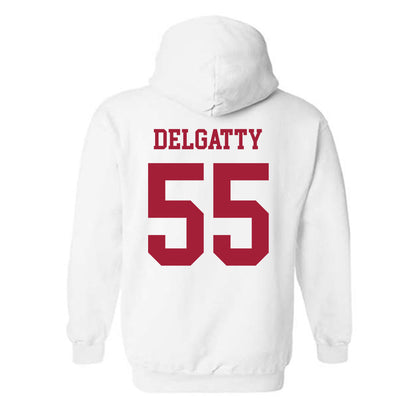 Alabama - NCAA Football : Racin Delgatty - Vintage Shersey Hooded Sweatshirt-1