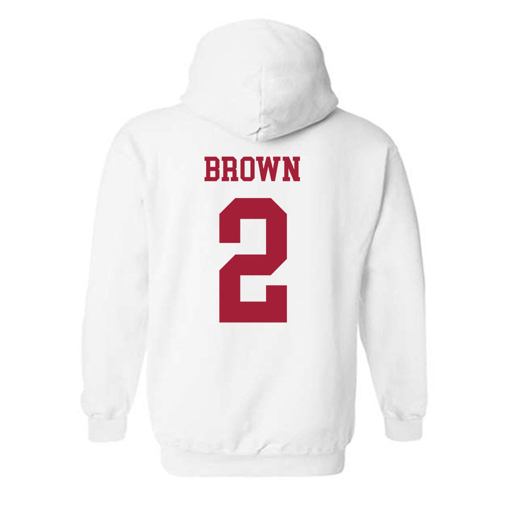 Alabama - NCAA Football : Zabien Brown - Vintage Shersey Hooded Sweatshirt
