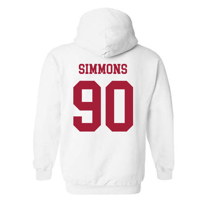 Alabama - NCAA Football : London Simmons - Vintage Shersey Hooded Sweatshirt-1