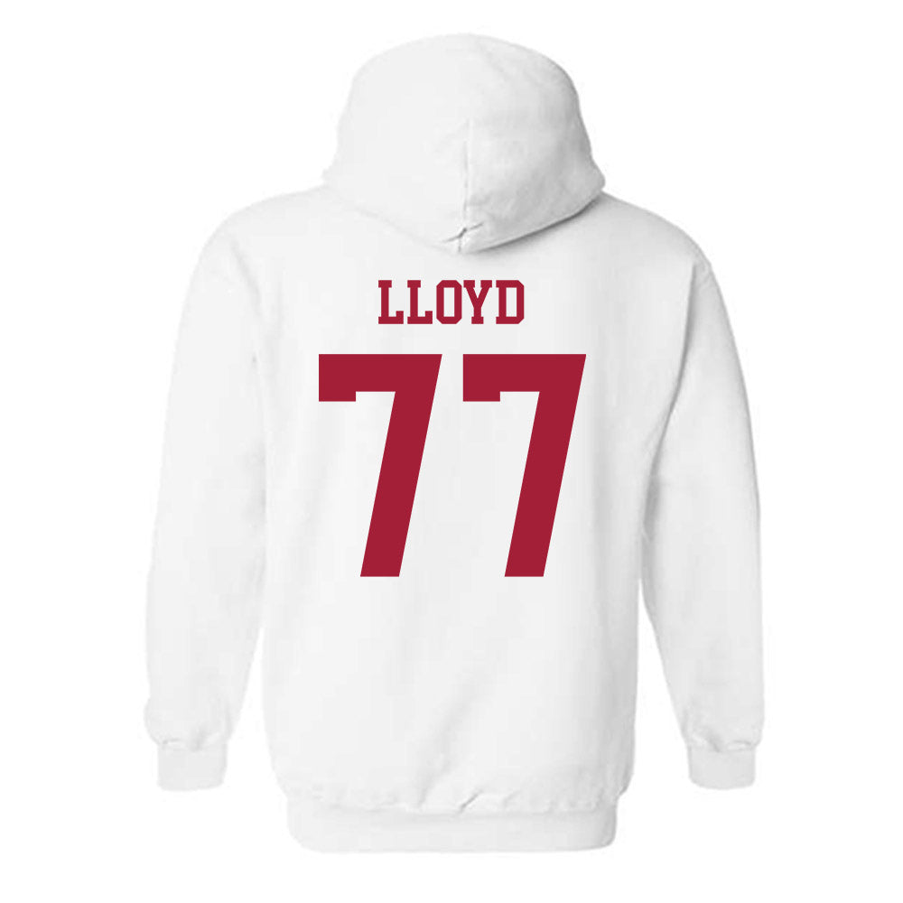 Alabama - NCAA Football : Jackson Lloyd - Vintage Shersey Hooded Sweatshirt-1