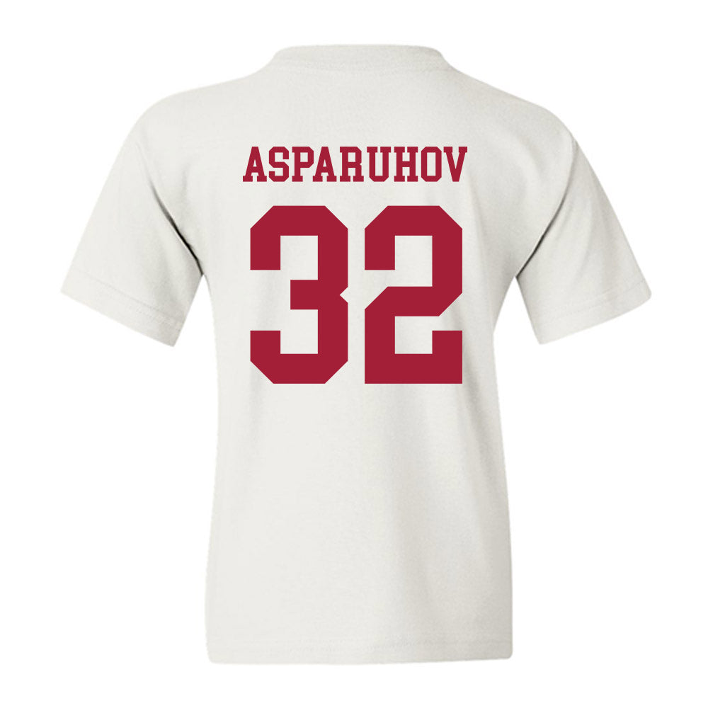 Alabama - NCAA Football : Alex Asparuhov - Vintage Shersey Youth T-Shirt-1