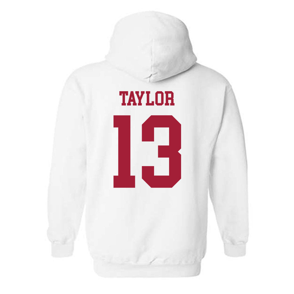 Alabama - NCAA Football : Ivan Taylor - Vintage Shersey Hooded Sweatshirt-1