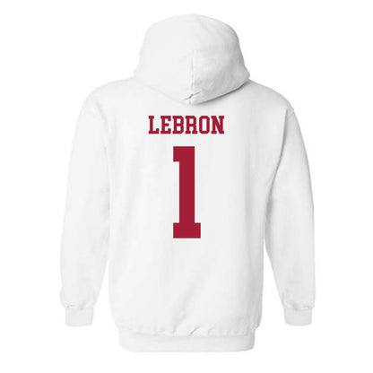 Alabama - NCAA Baseball : Justin Lebron - Vintage Shersey Hooded Sweatshirt