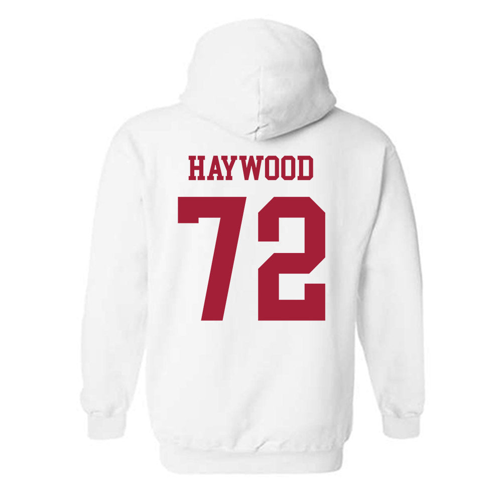 Alabama - NCAA Football : Ty Haywood - Vintage Shersey Hooded Sweatshirt-1