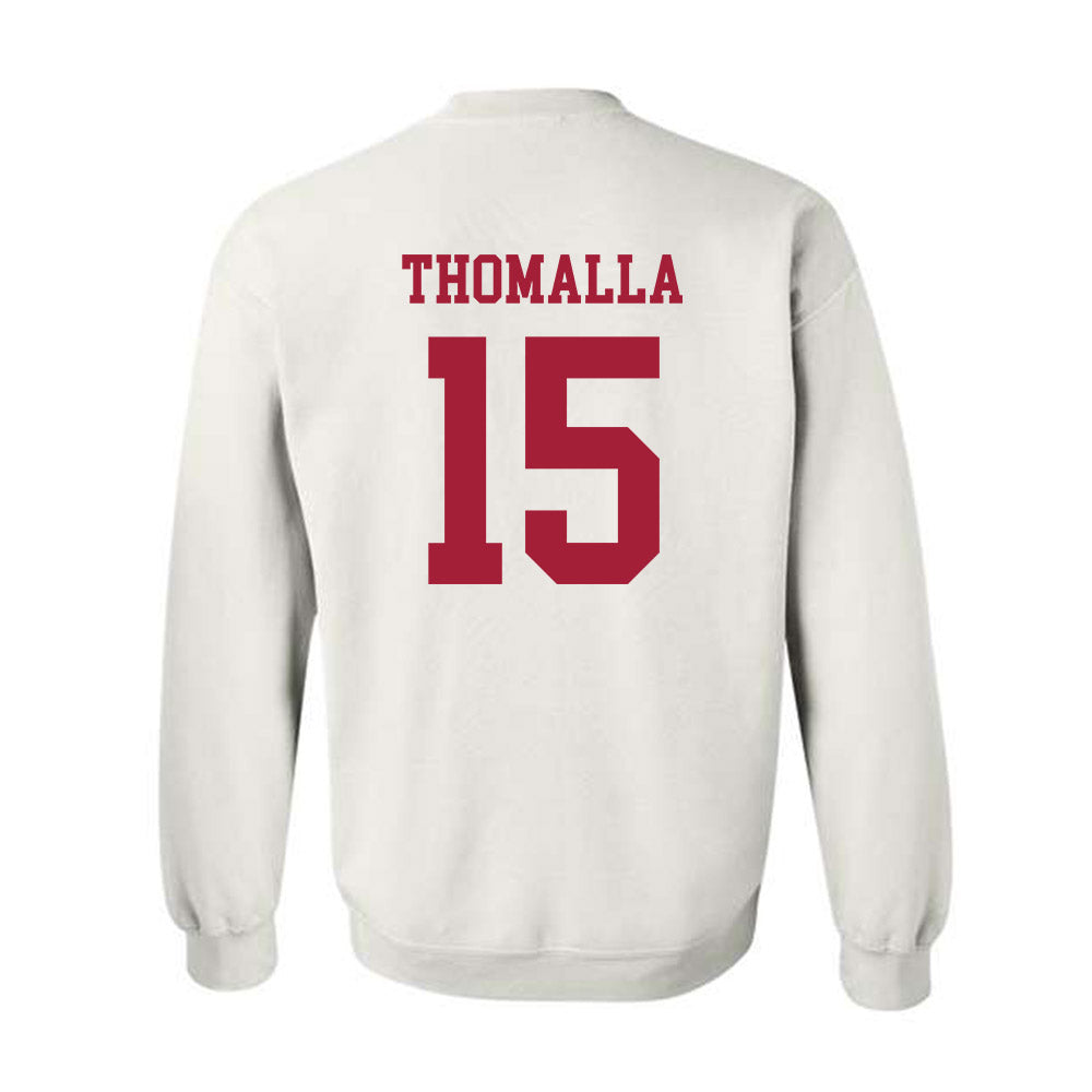 Alabama - NCAA Football : Jett Thomalla - Vintage Shersey Crewneck Sweatshirt-1