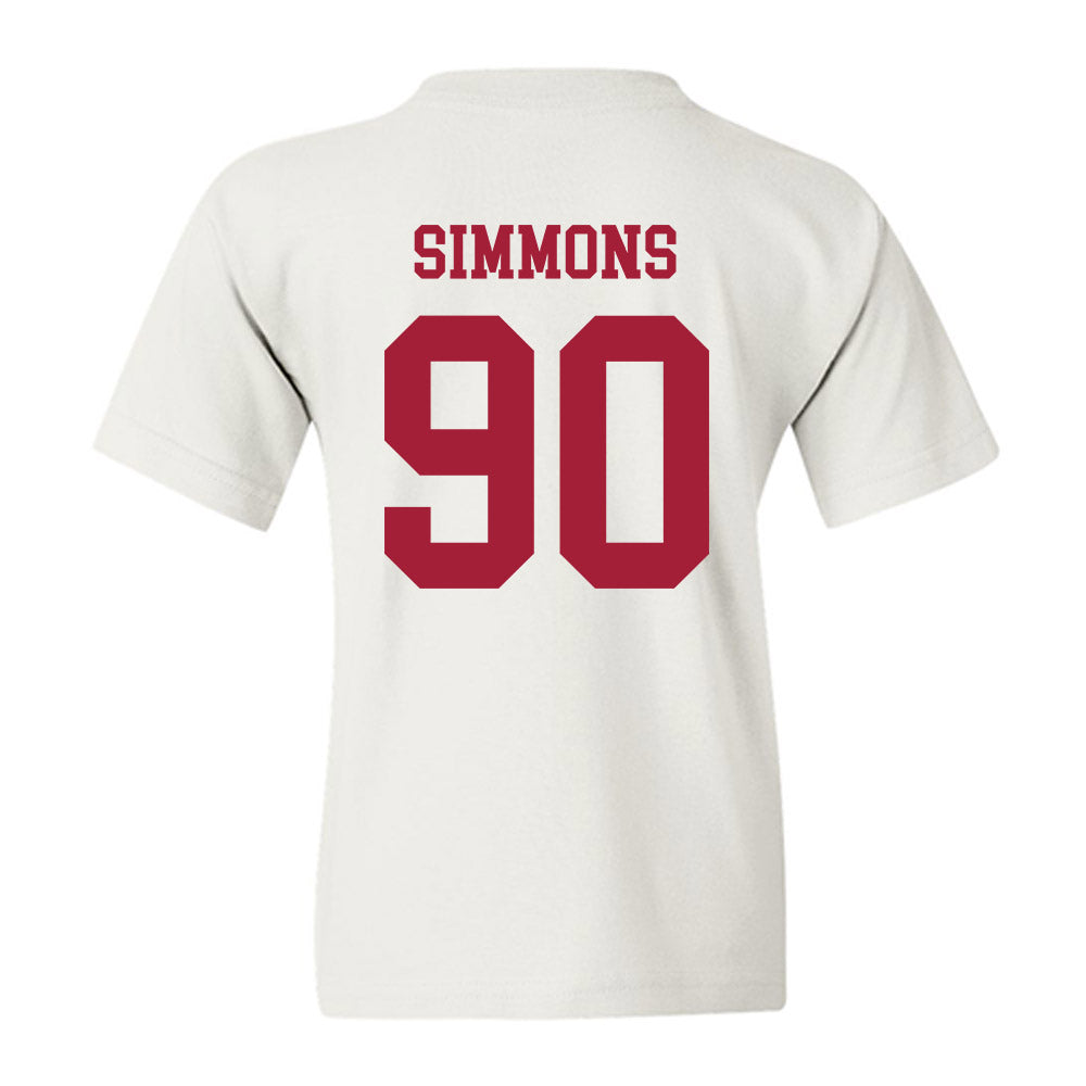 Alabama - NCAA Football : London Simmons - Vintage Shersey Youth T-Shirt-1