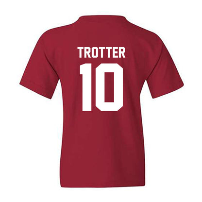 Arkansas - NCAA Football : Cade Trotter - Sports Shersey Youth T-Shirt-1